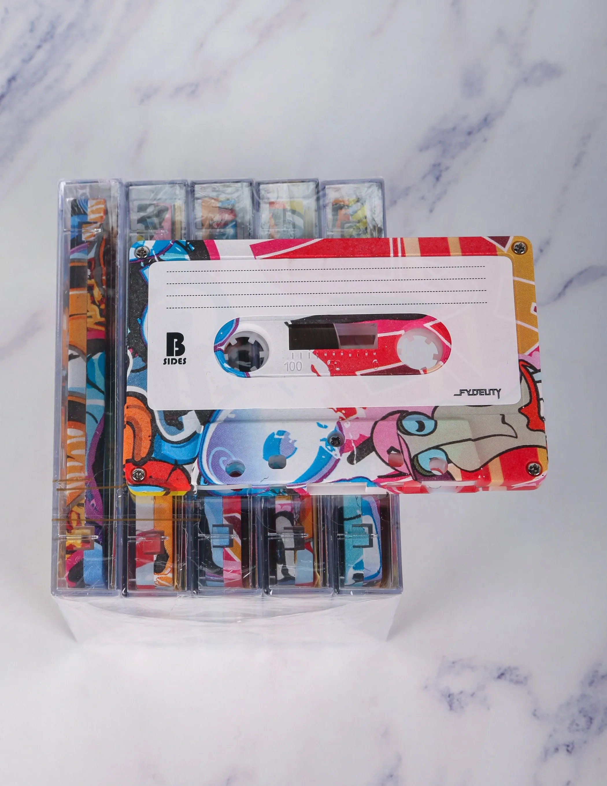Cassette Tapes | Blank 60 Min 5-Pack | Graf