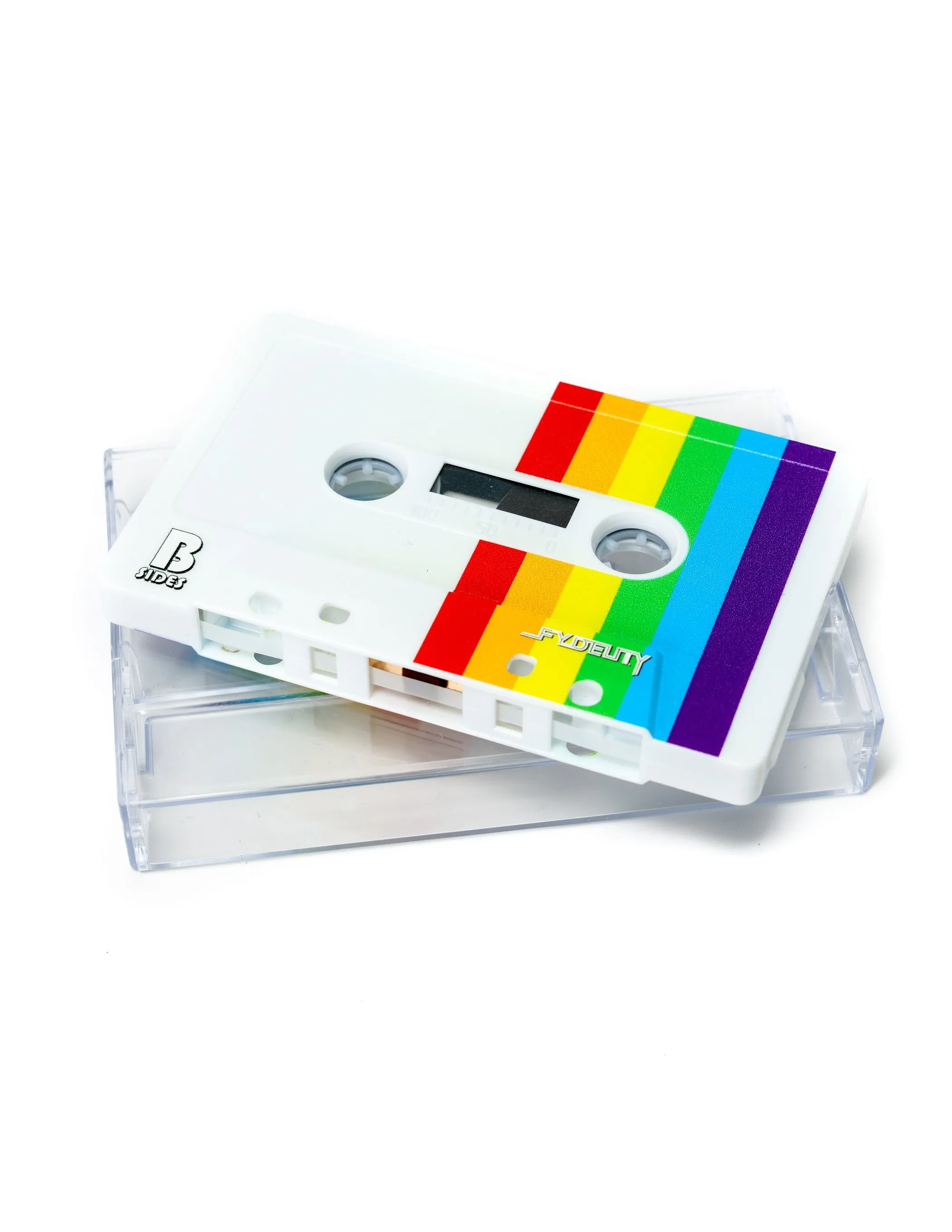 Cassette Tapes | Blank 60 Min 5-Pack | PRIDE Rainbow