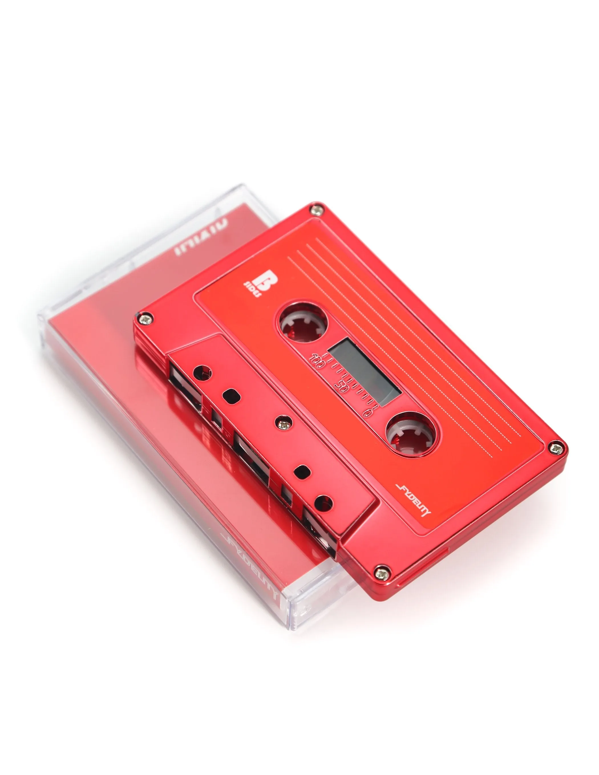 Cassette Tapes | Blank 60 Min 5-Pack | Red Chrome