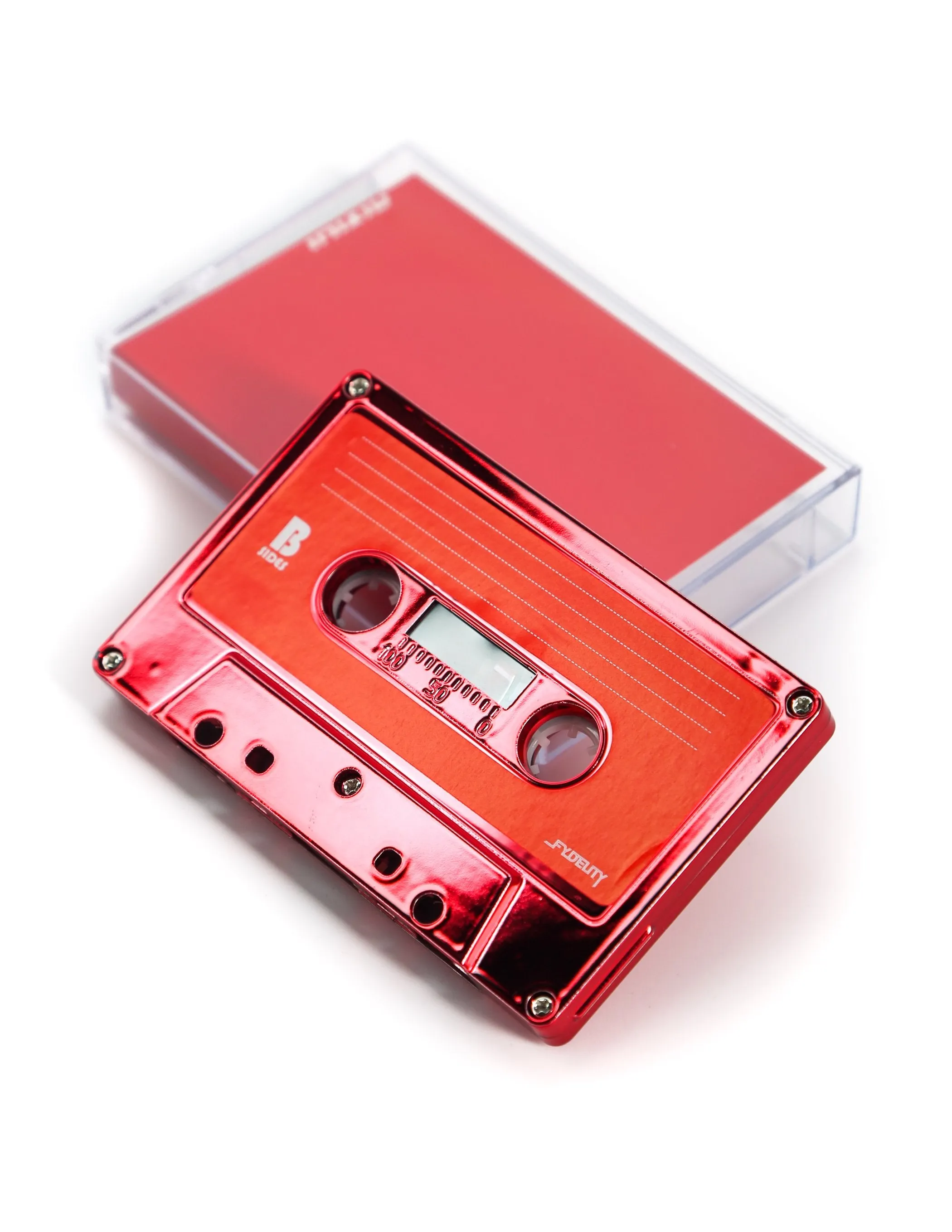 Cassette Tapes | Blank 60 Min 5-Pack | Red Chrome