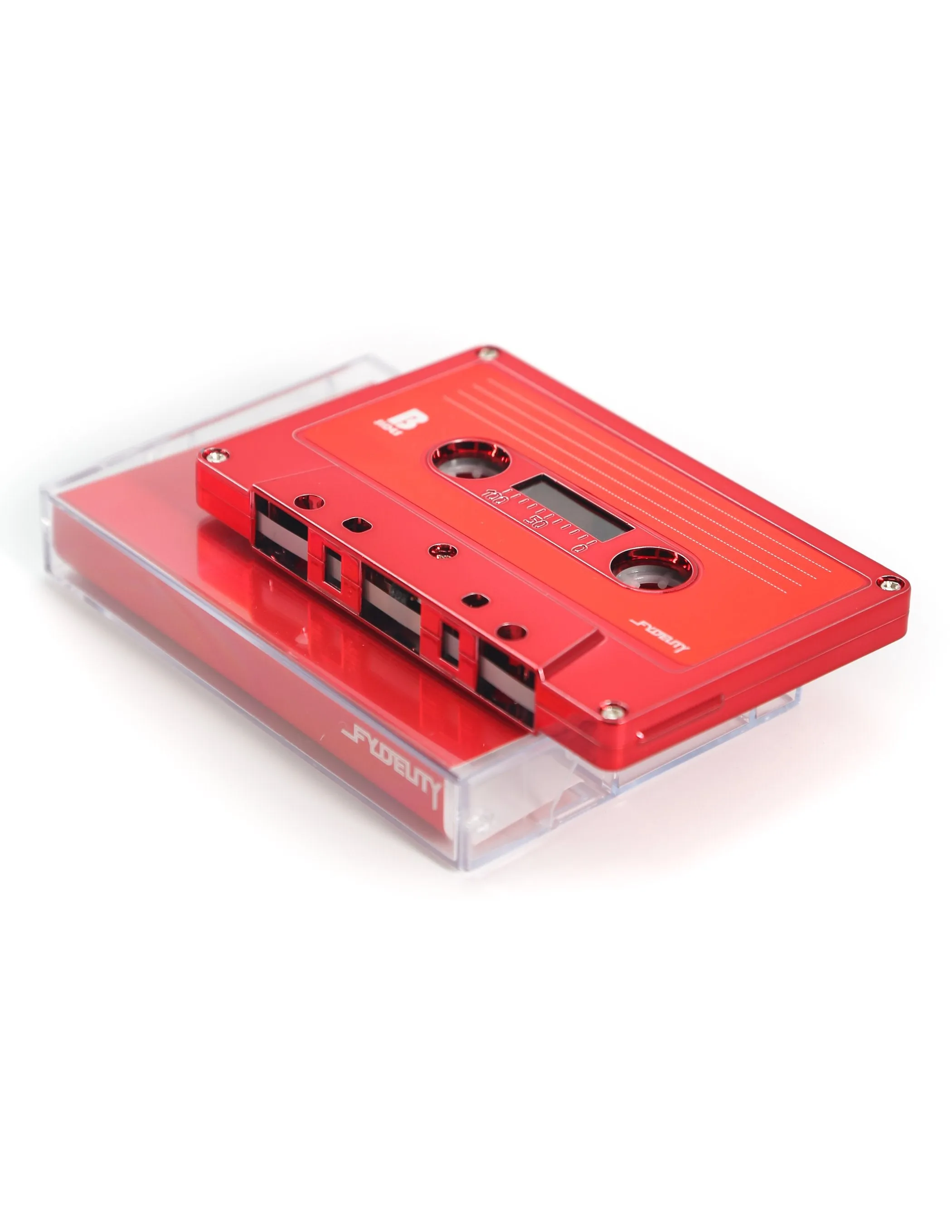 Cassette Tapes | Blank 60 Min 5-Pack | Red Chrome