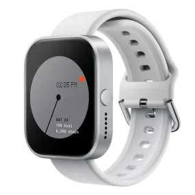 CMF Watch Pro D395 Smart Watch (40mm - GPS) Silver Aluminum Case With Light Gray Silicone Strap