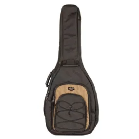 CNB Acoustic Guitar Bag Thick Padding With Heavy Duty Zips And Multiple Pockets