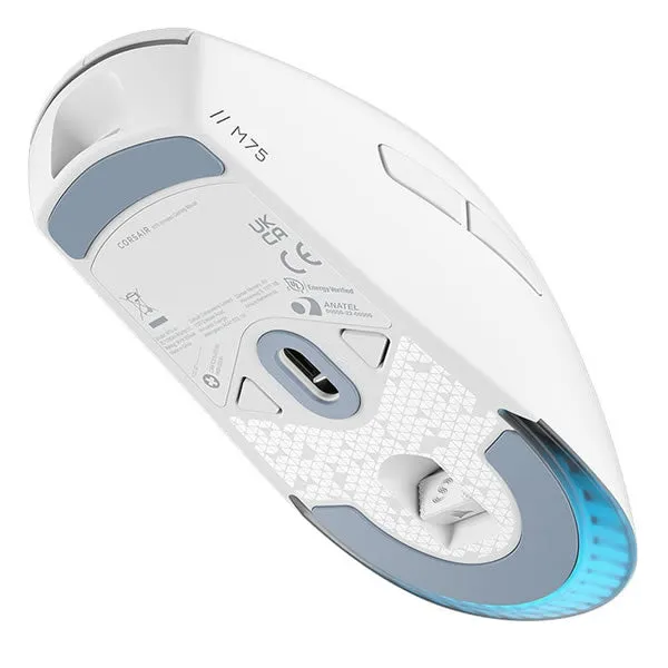 Corsair M75 WIRELESS Lightweight RGB Gaming Mouse (AP) - White