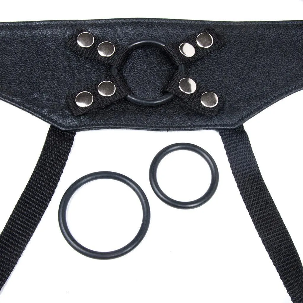 Crown Harness, Black Leather