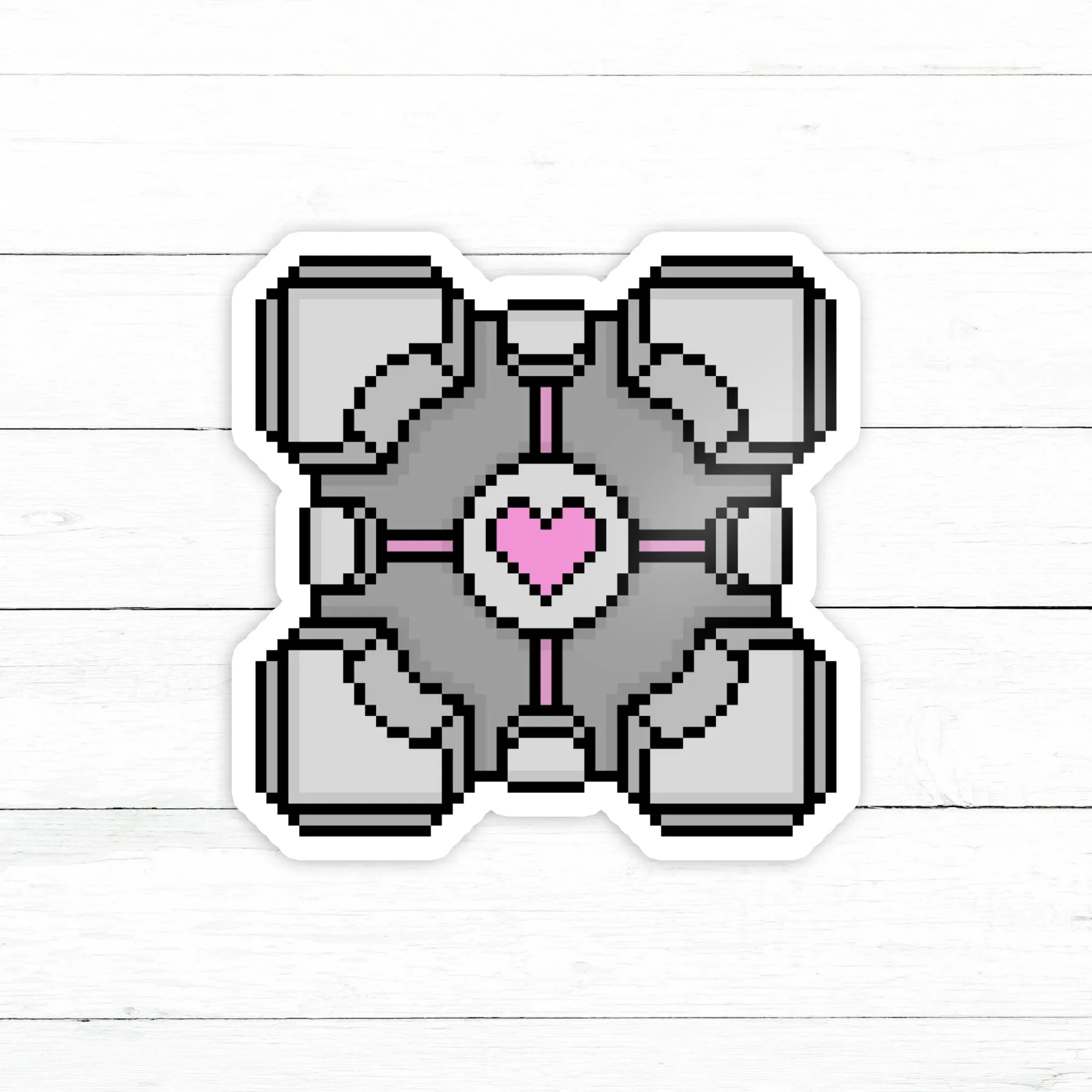 Cube Love Sticker | Waterproof Vinyl Decal | 3in