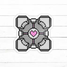 Cube Love Sticker | Waterproof Vinyl Decal | 3in