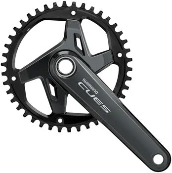 CUES FC-U8000-1 Bicycle Crankset - 170mm, 9/10/11-Speed, 42t, 110 BCD, Hollowtech II
