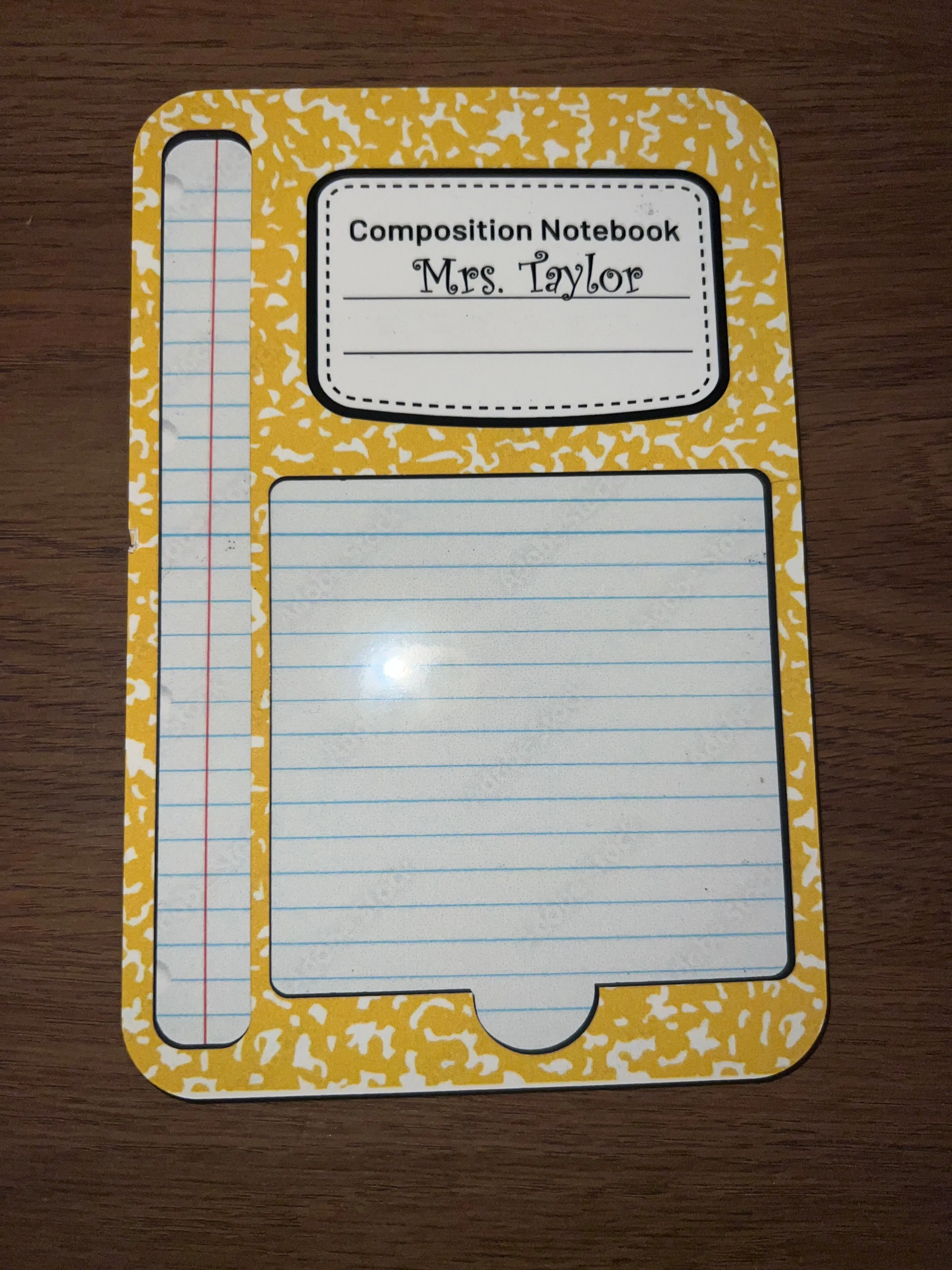 Custom sticky note holder
