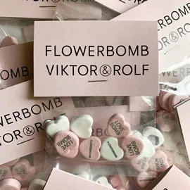 Customized Candy Hearts Personalized Bags - 8 Candies Per Bag (100 Bag Minimum)