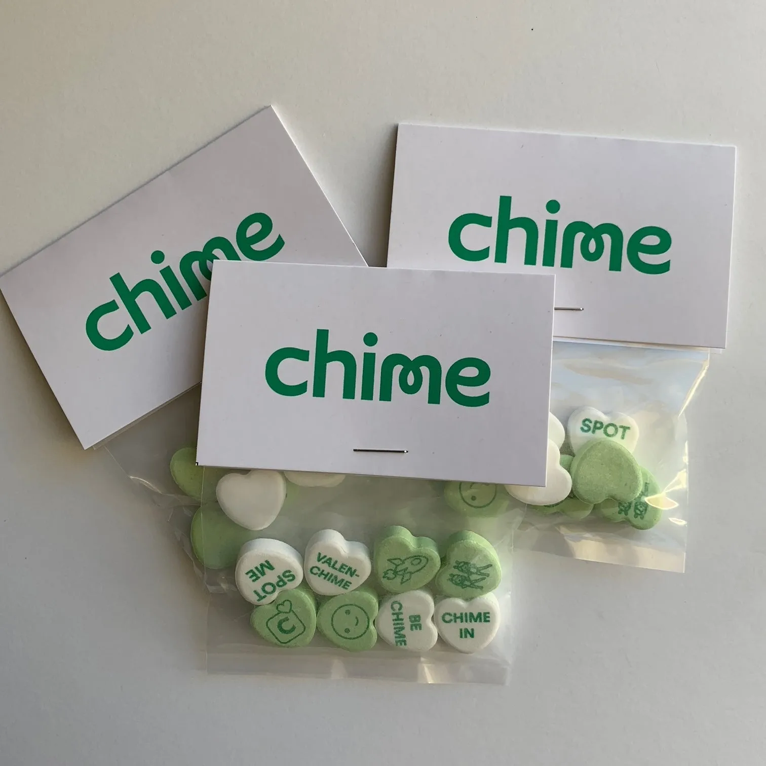 Customized Candy Hearts Personalized Bags - 8 Candies Per Bag (100 Bag Minimum)