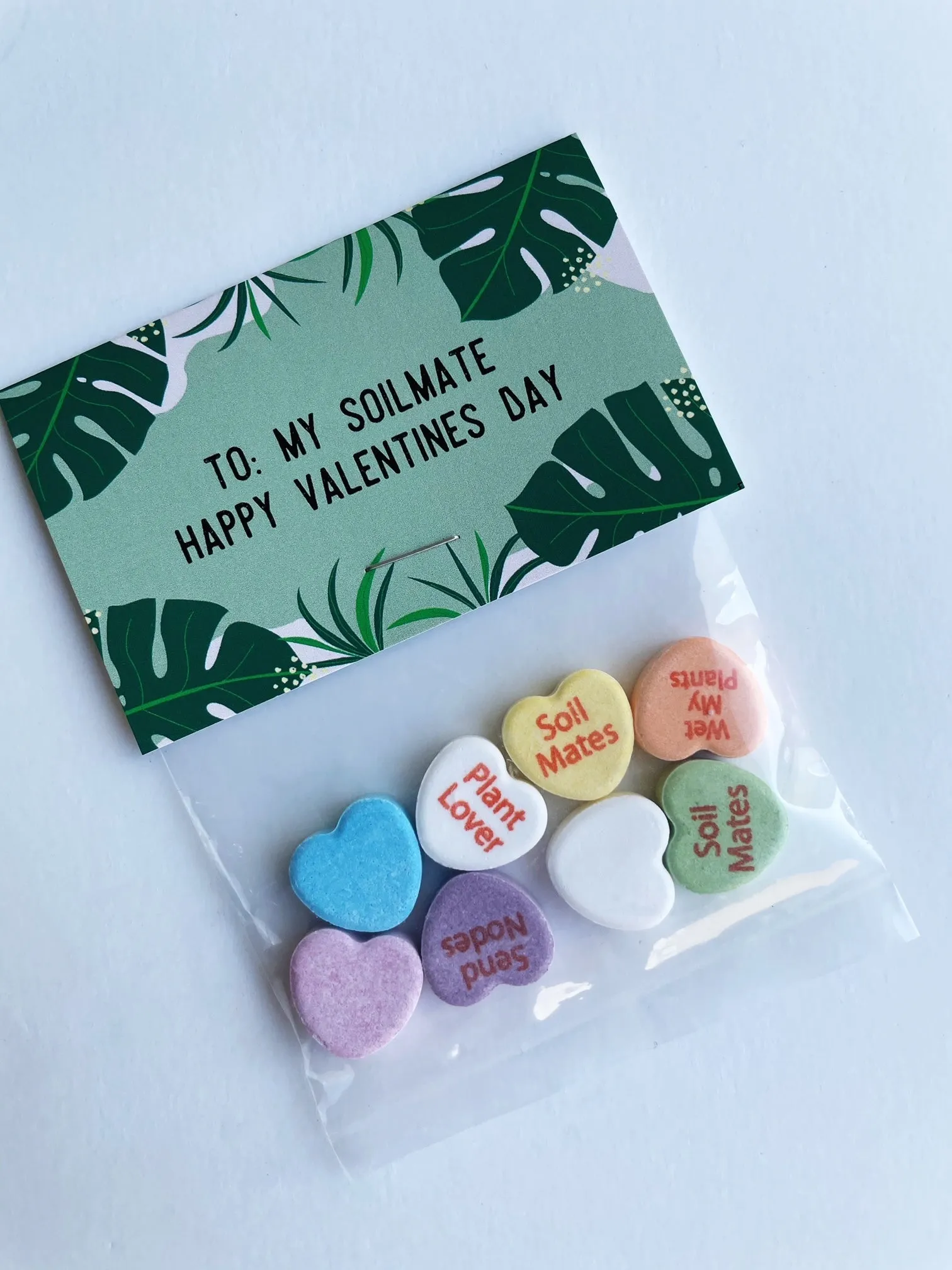 Customized Candy Hearts Personalized Bags - 8 Candies Per Bag (100 Bag Minimum)