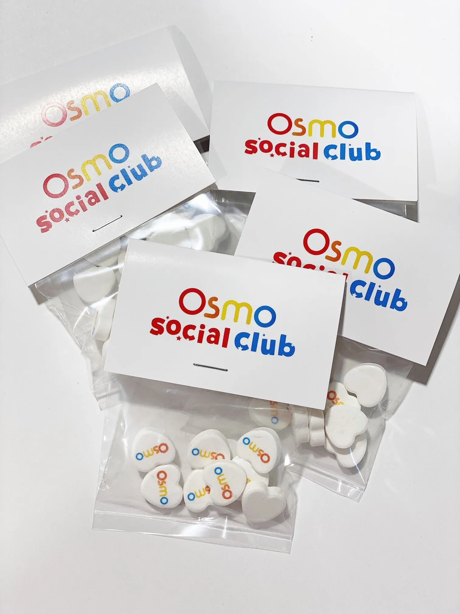 Customized Candy Hearts Personalized Bags - 8 Candies Per Bag (100 Bag Minimum)