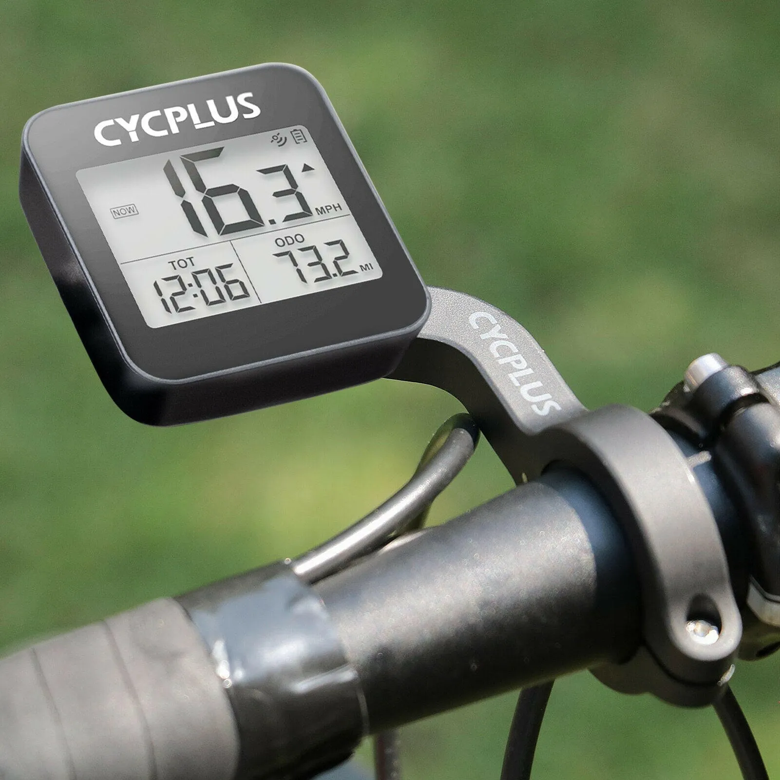 CYCPLUS G1 Wireless GPS Bike Computer Bicycle Speedometer with Mount Holder IPX6 Waterproof Cycling Speedometer Bike Accessories