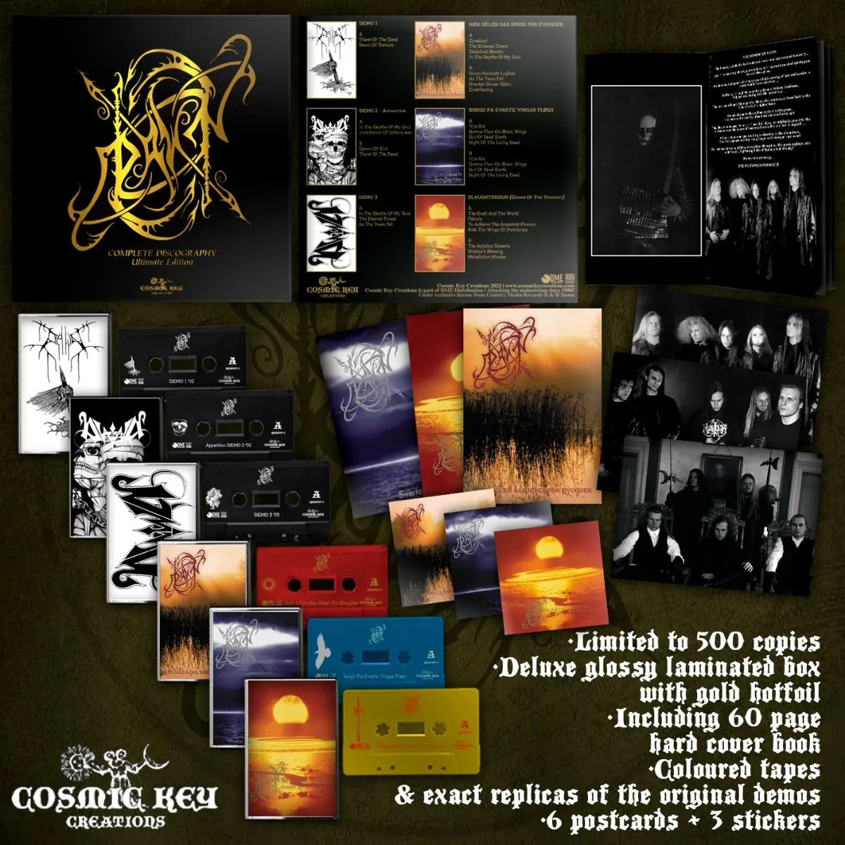 DAWN: Complete Discography Ultimate Edition (6 cassette boxset & hardcover book   postcards & stickers)