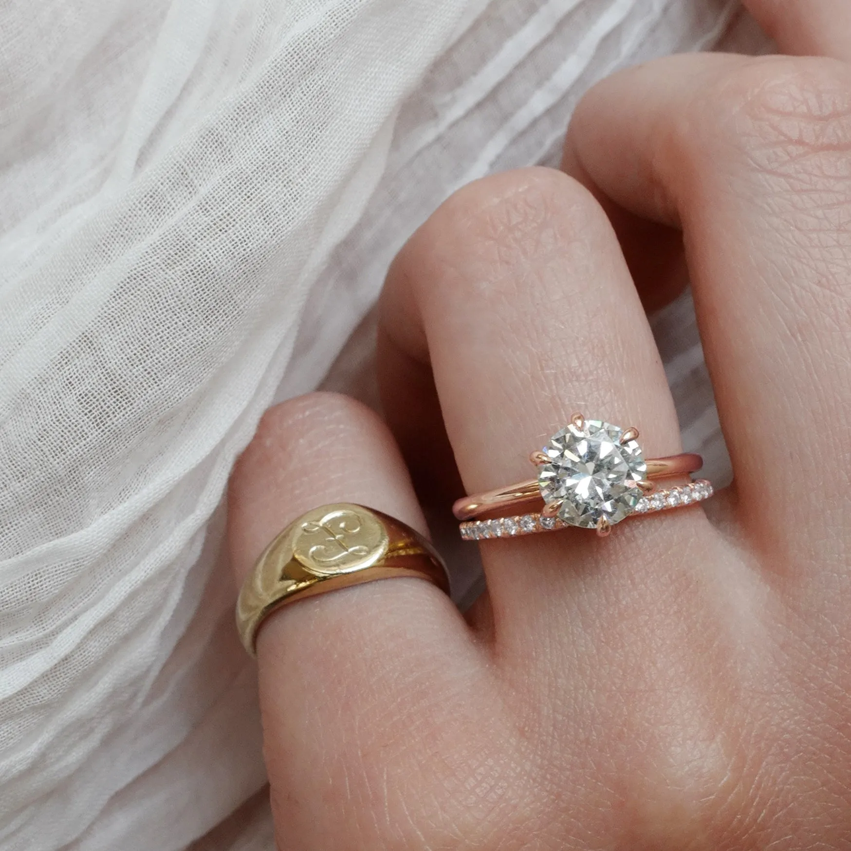 Diamond Pavé Eternity Band