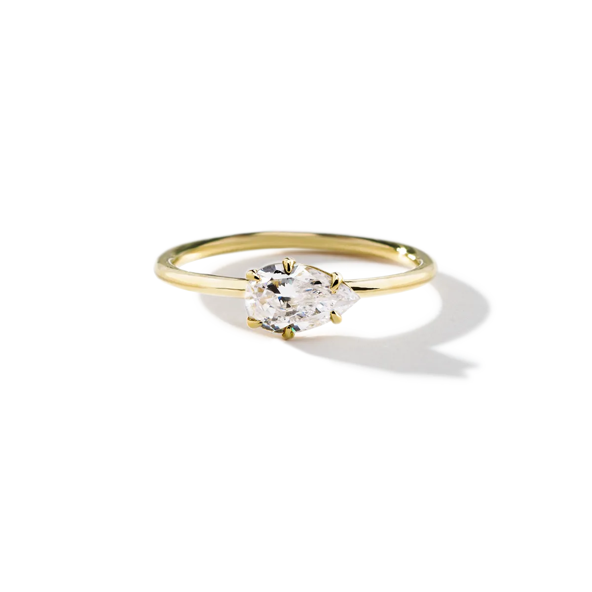 East-West Engagement Ring