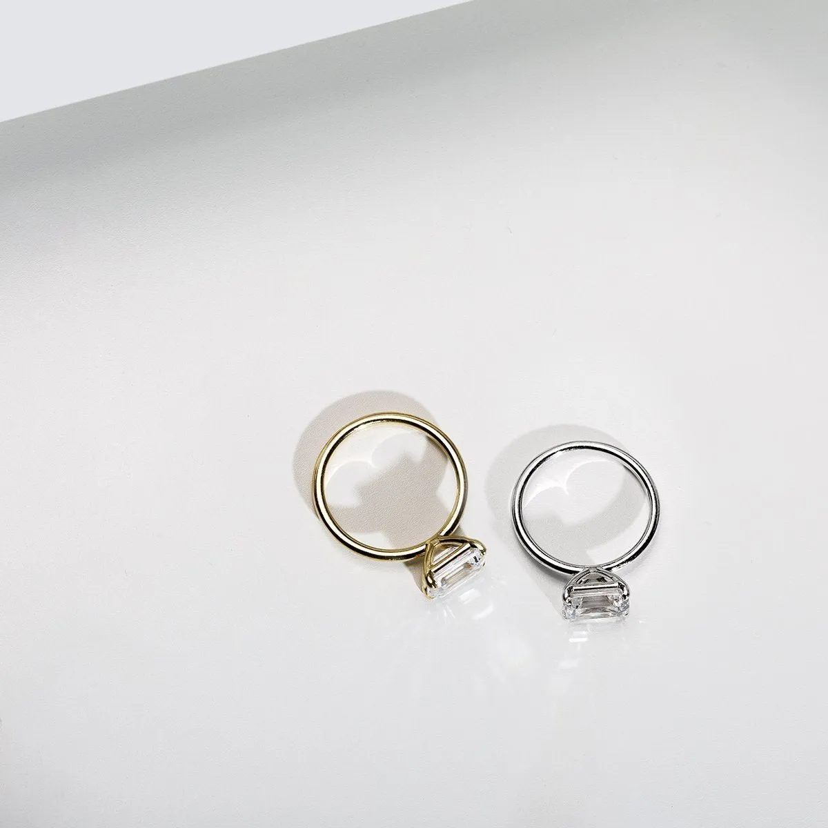 East-West Engagement Ring