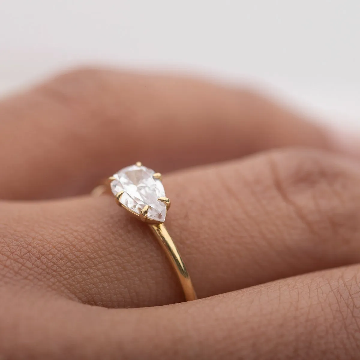 East-West Engagement Ring