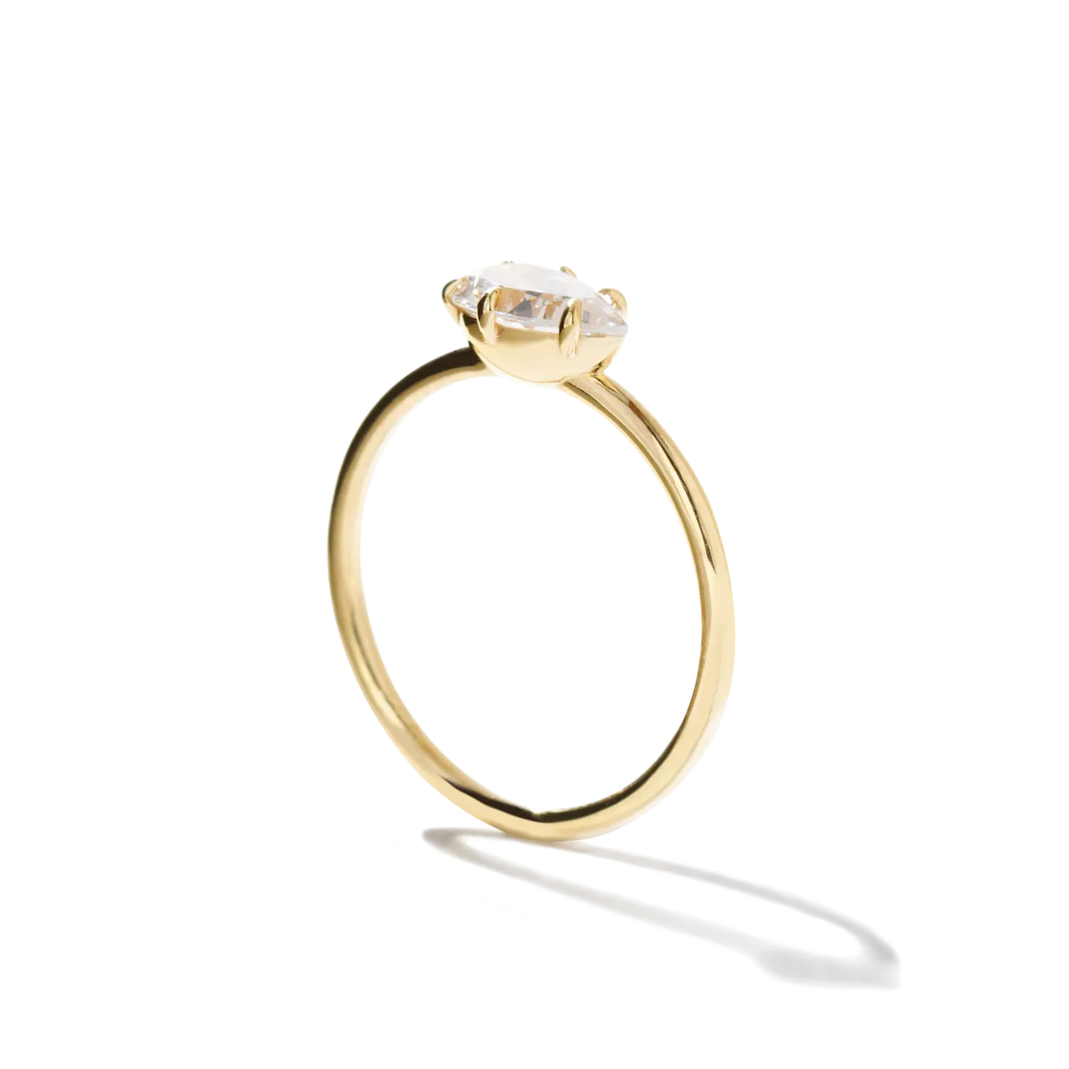 East-West Engagement Ring