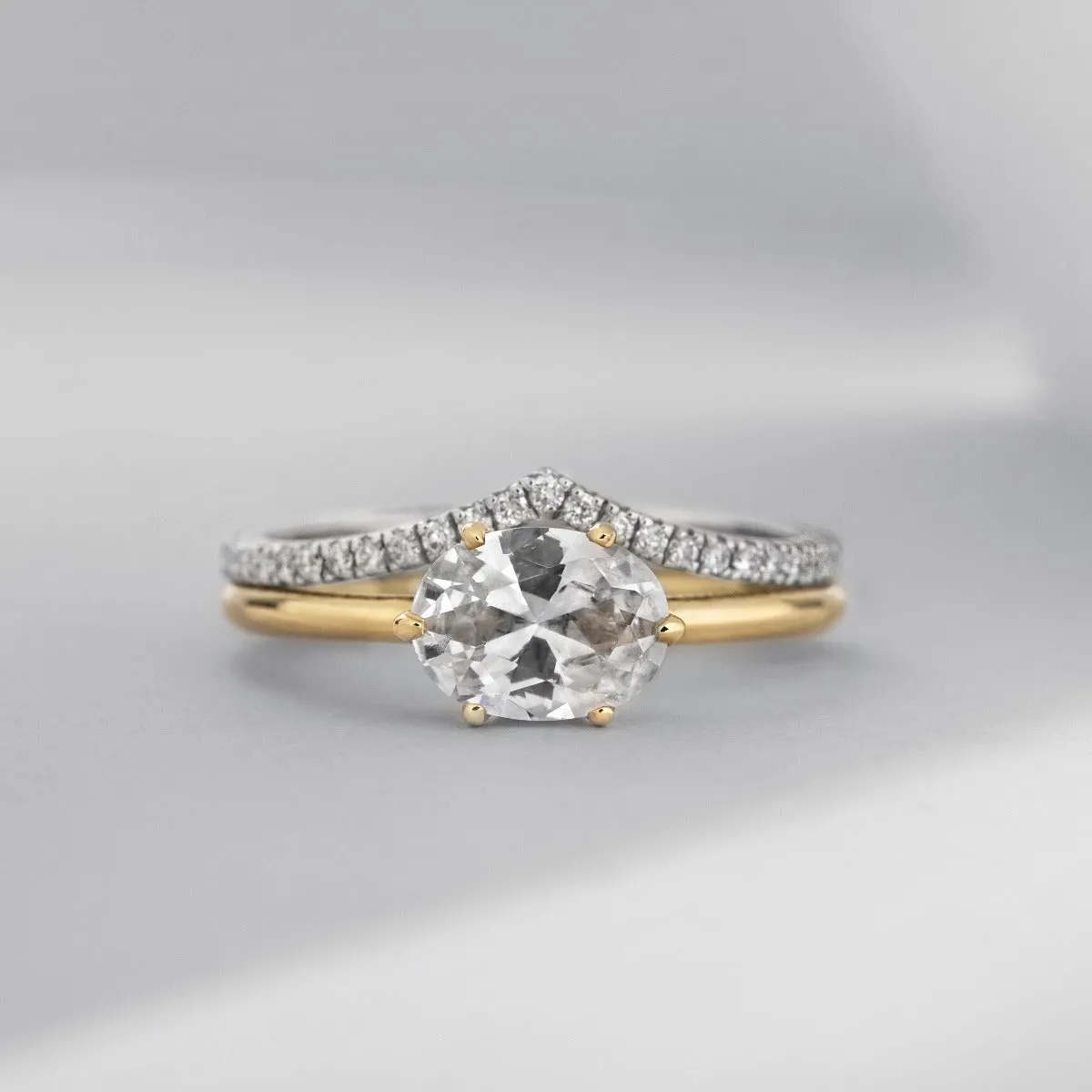 East-West Engagement Ring
