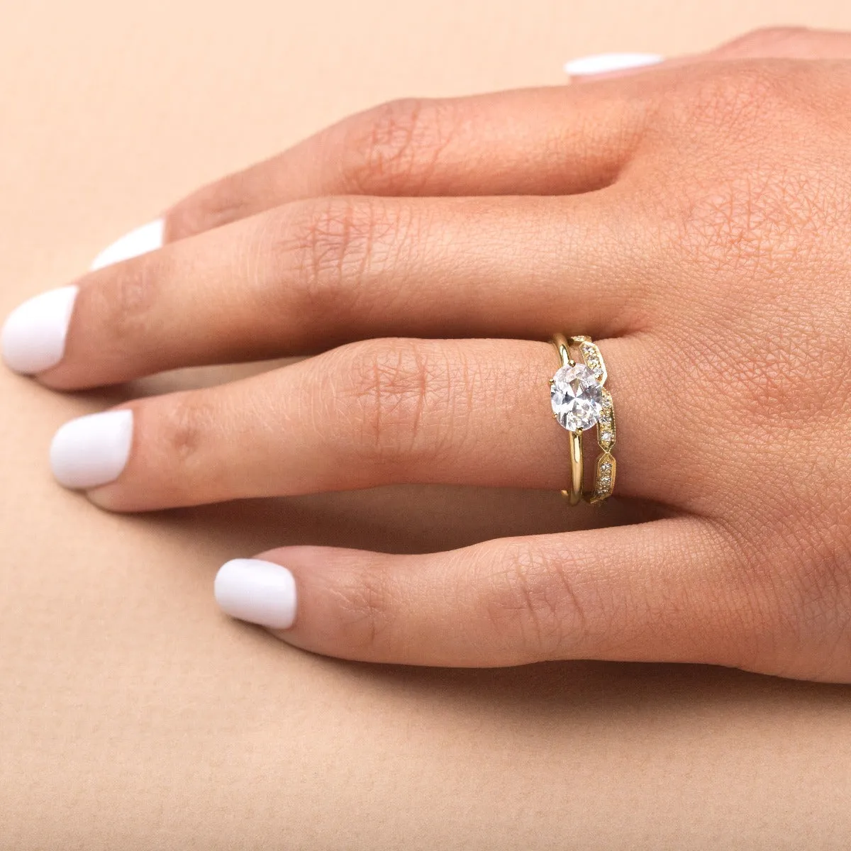 East-West Engagement Ring