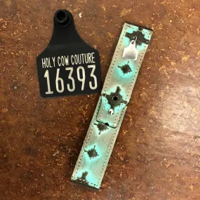 Embossed Leather Apple Watch Band - Large #16393