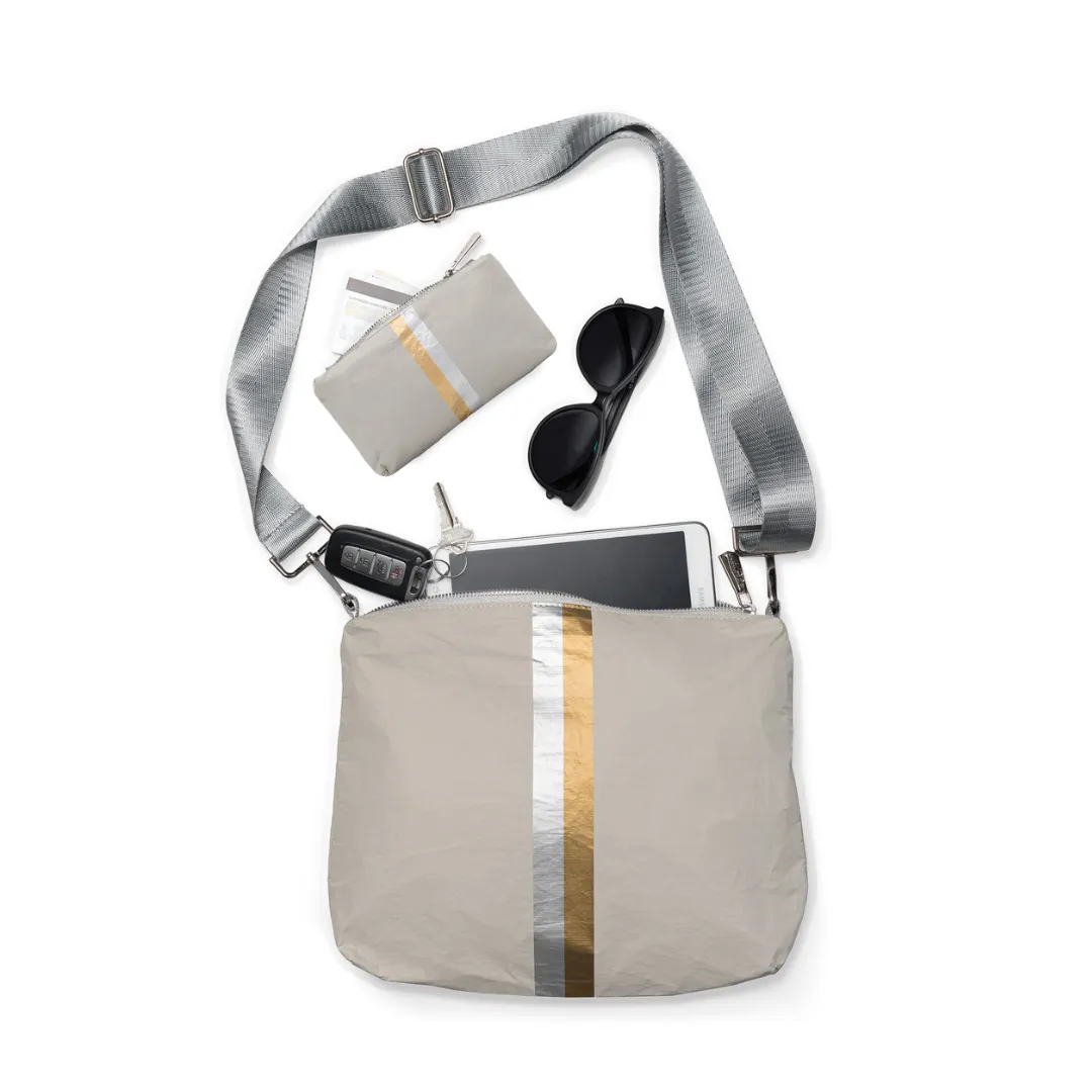 Everyday Purse Essentials Two Pack in Earth Gray