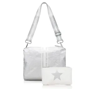 Everyday Purse Essentials Two Pack - Silver and Shimmer White