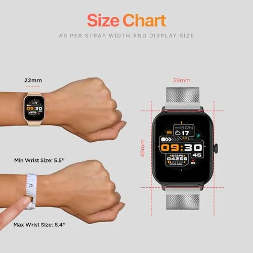 Fire-Boltt Ninja Call Pro Max Smart Watch 2.01 inch Display, Bluetooth Calling