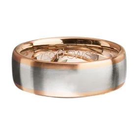 Furrer Jacot Two-Tone Satin-Finish Band