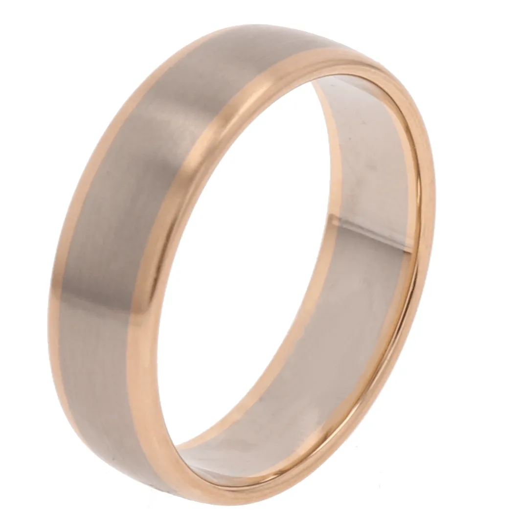 Furrer Jacot Two-Tone Satin-Finish Band