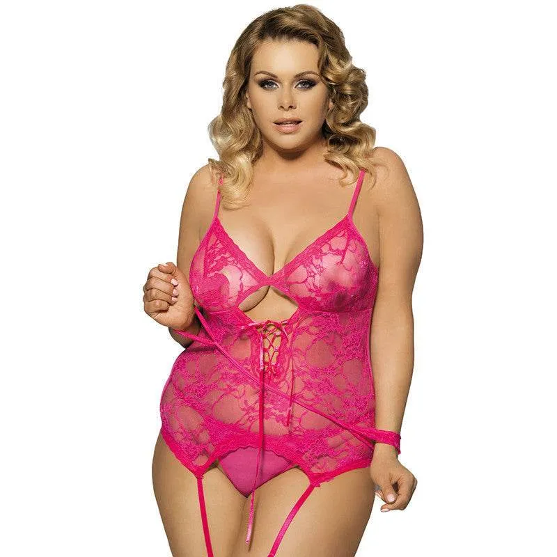 Garter Belt Sexy Pajamas Lace Temptation Sexy Nightdress