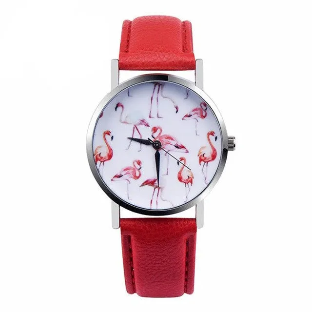 Genvivia Ladies Leather Band Vogue Wrist Watch