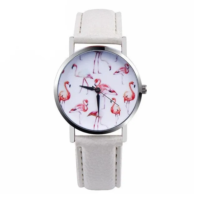 Genvivia Ladies Leather Band Vogue Wrist Watch