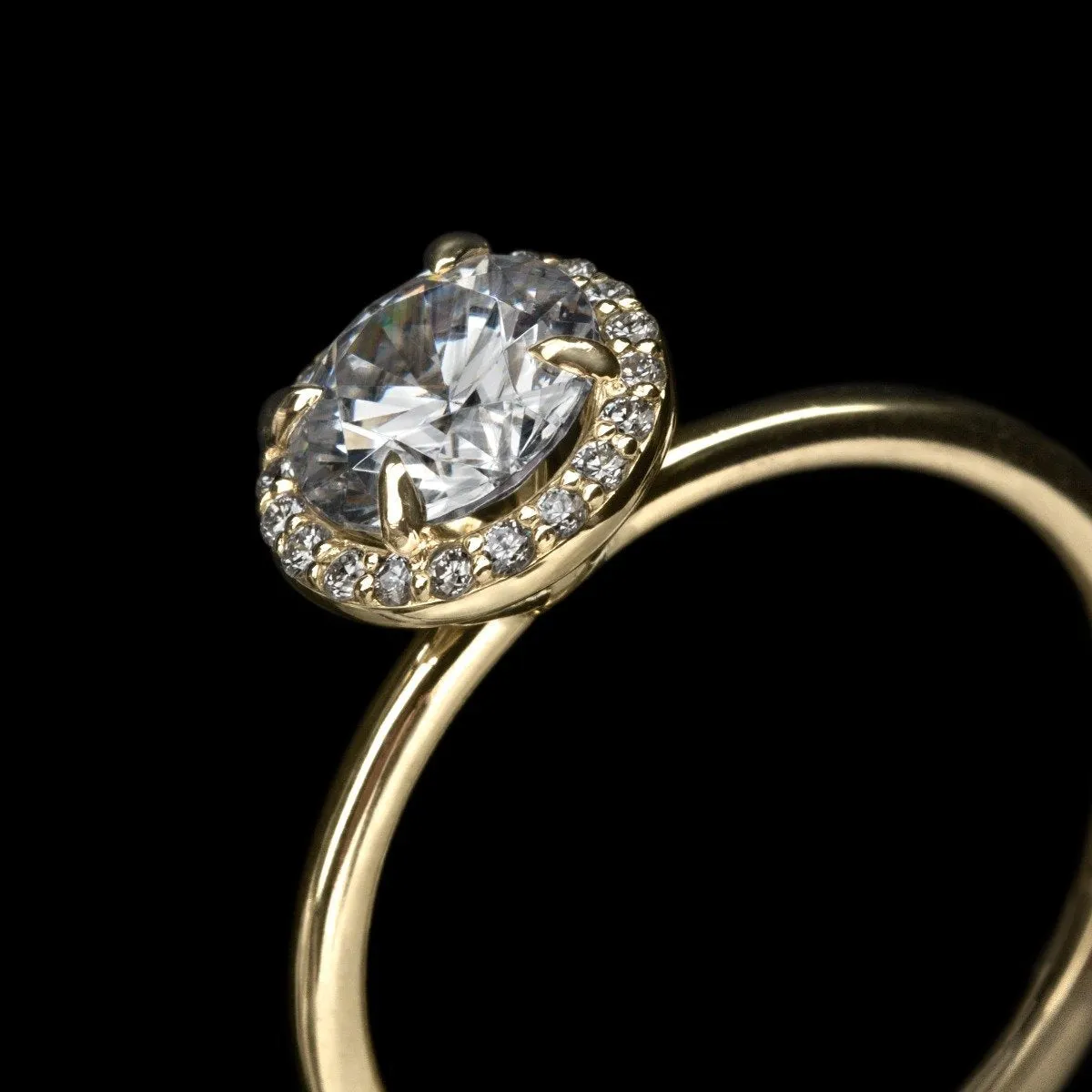 Halo Engagement Ring