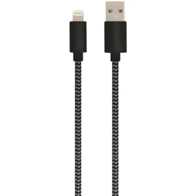 Helix ETHLTBLK Charge & Sync USB Cable with Lightning Connector, 5ft (Black)