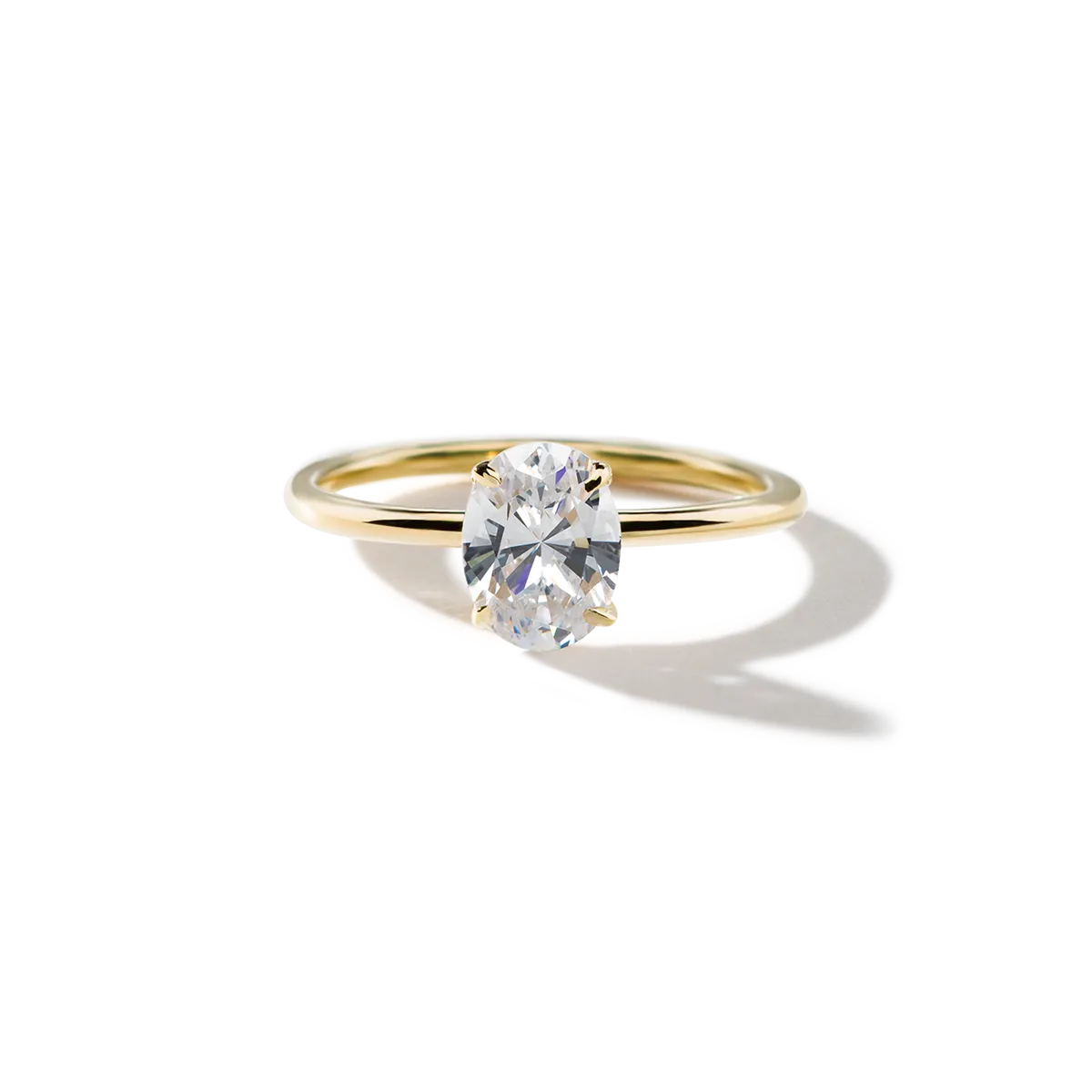 Hidden Halo Engagement Ring