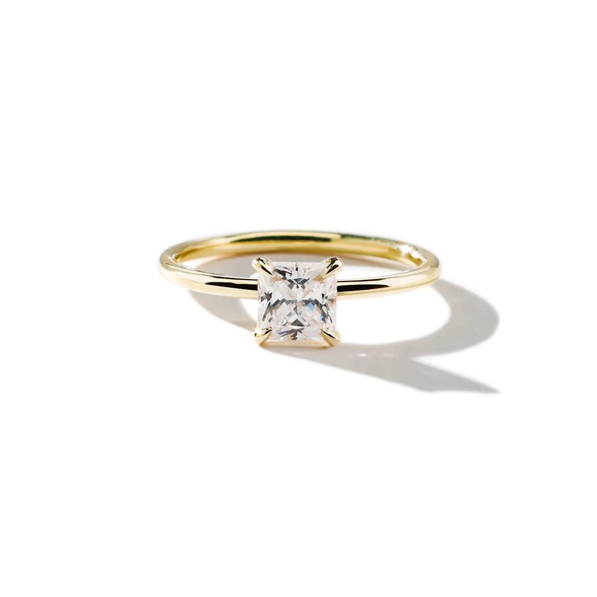 Hidden Halo Engagement Ring
