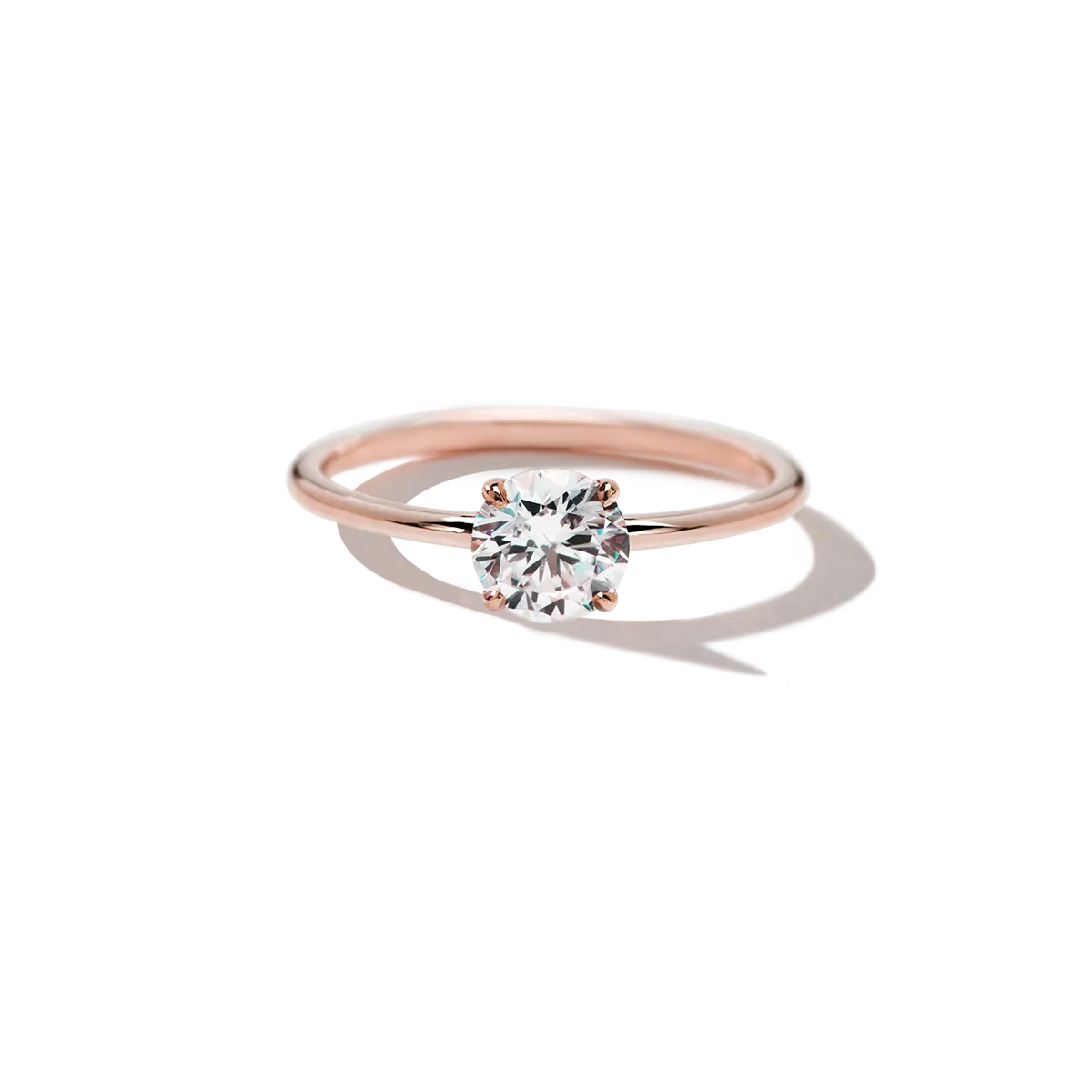 Hidden Halo Engagement Ring