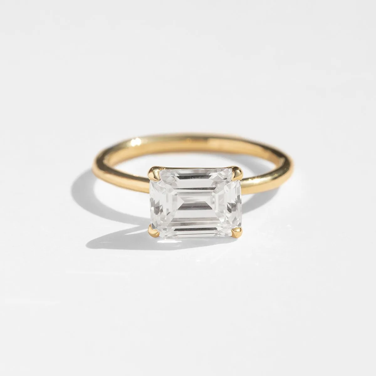 Hidden Halo Engagement Ring