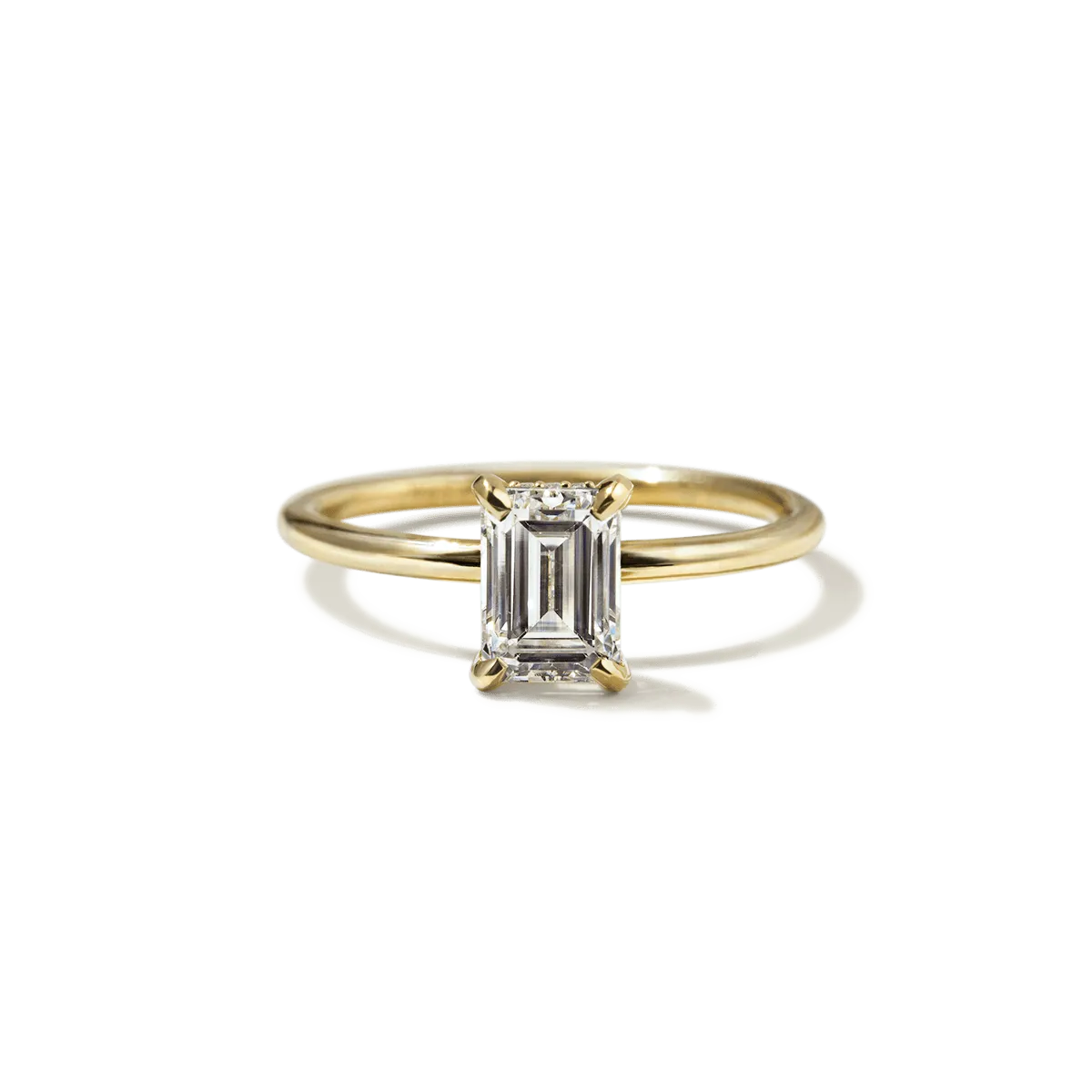 Hidden Halo Engagement Ring