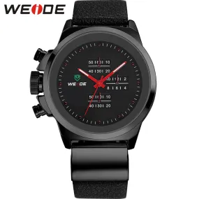 Hot Sale! WEIDE Military Watches Men Quartz Sports Army Luxury Brand Leather Strap Waterproofed for Diver Diving Free Shipping