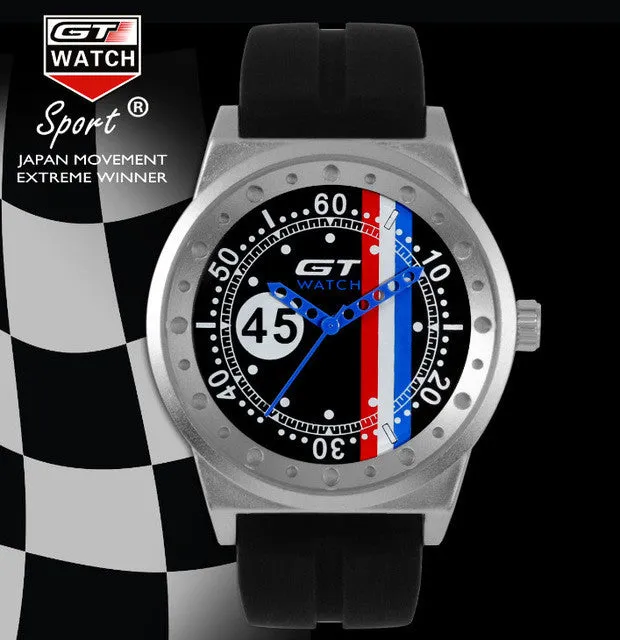 Hot sales GT Sports Brand Watch Italy Fashion Design Lady Casual Dress Bracelet Rubber watch Men Classic Trend Quartz Watches