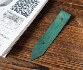 Leather Bookmarks x 2 pcs #Dark Green