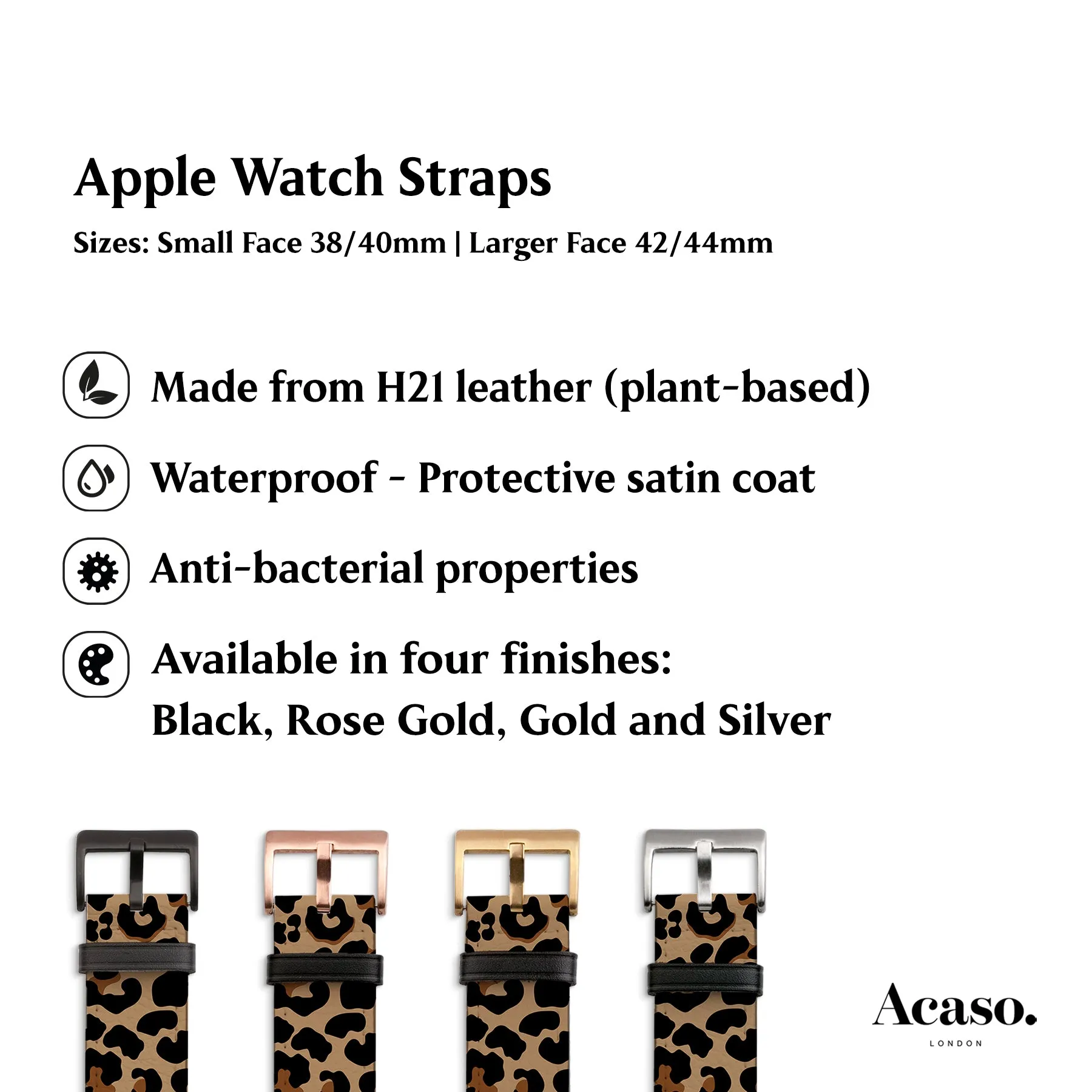 Leopard Print Apple Watch Strap