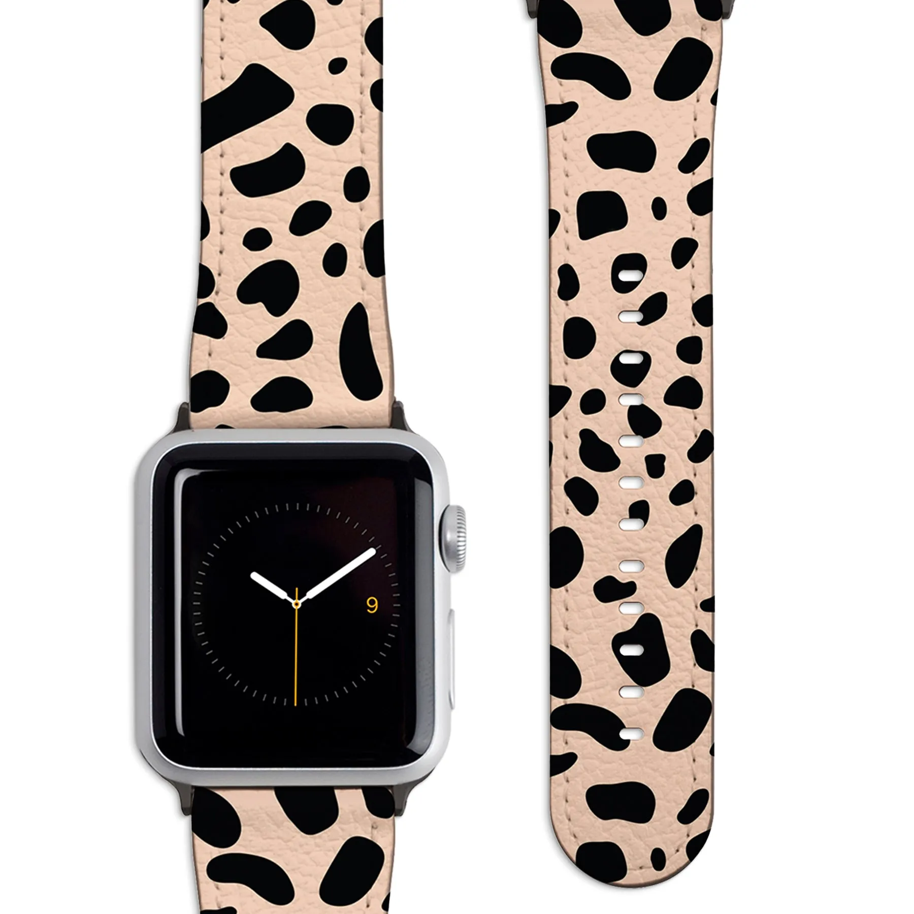Leopard Rose Apple Watch Strap
