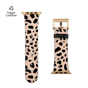 Leopard Rose Apple Watch Strap