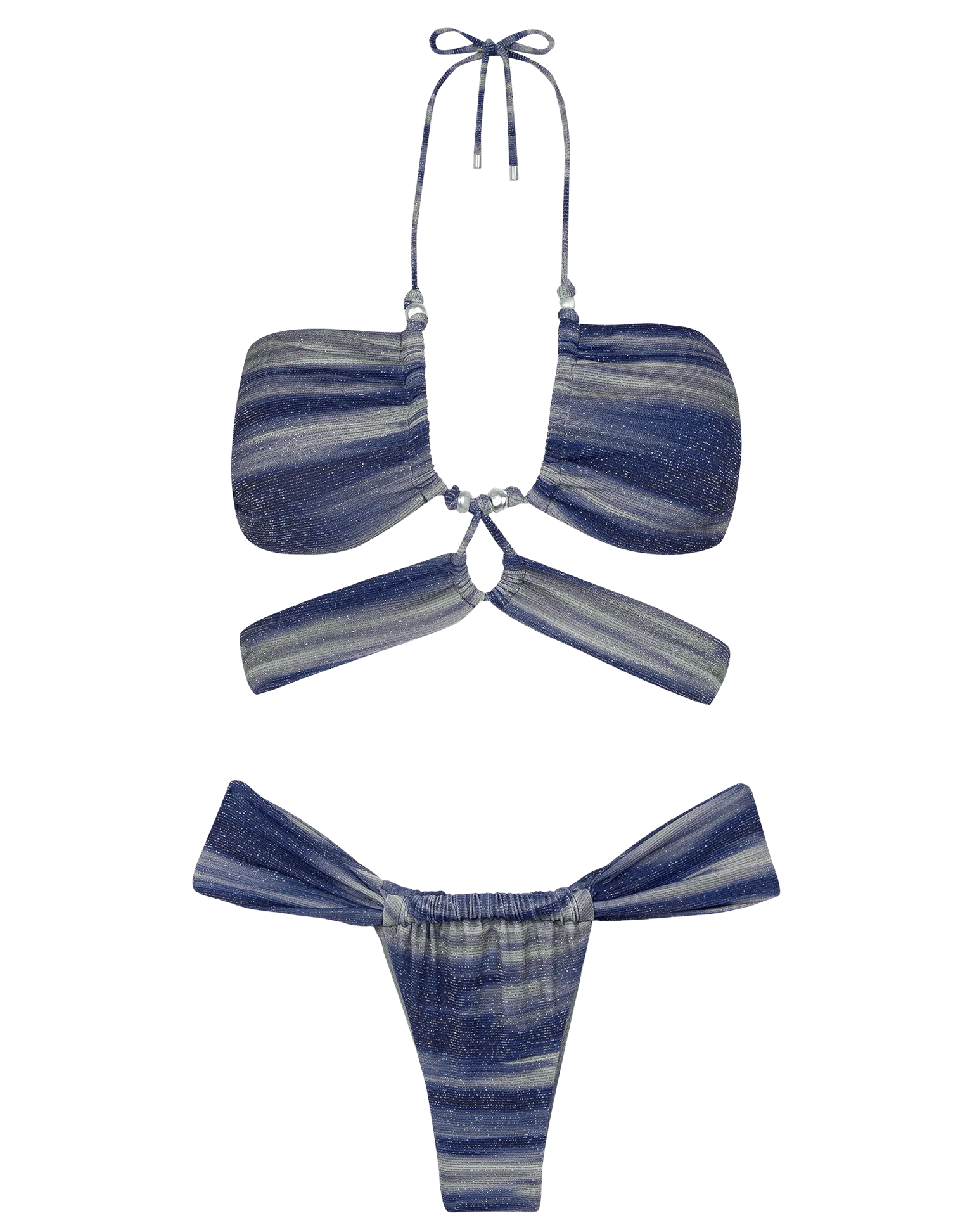 Lurex Tanga Bottom - Moonlight