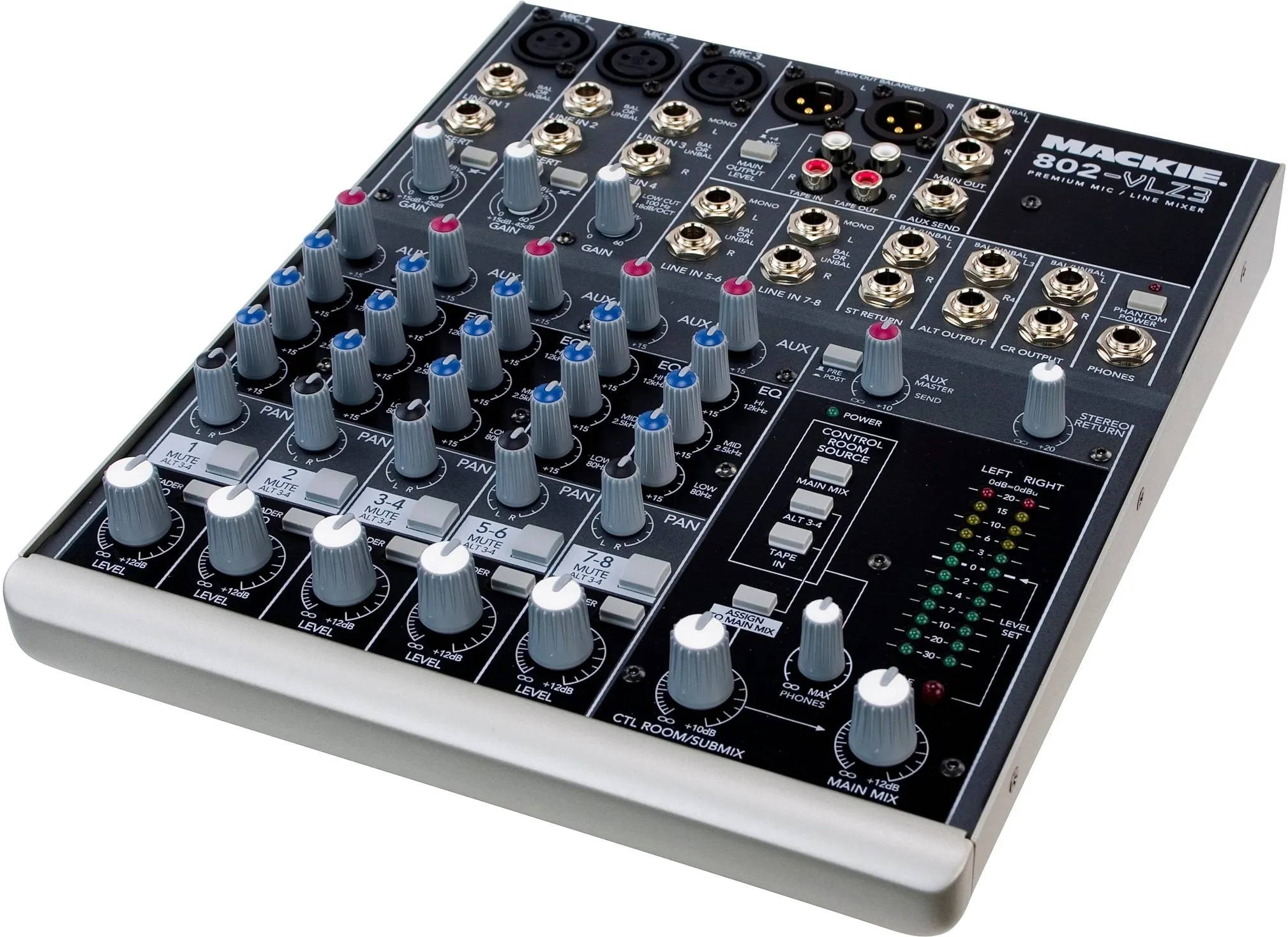 Mackie 802-VLZ3 Ultra Compact 8-Channel Mixer NOS